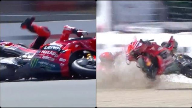 Marc Márquez, caída