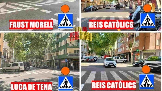 pese garau pasos peatones