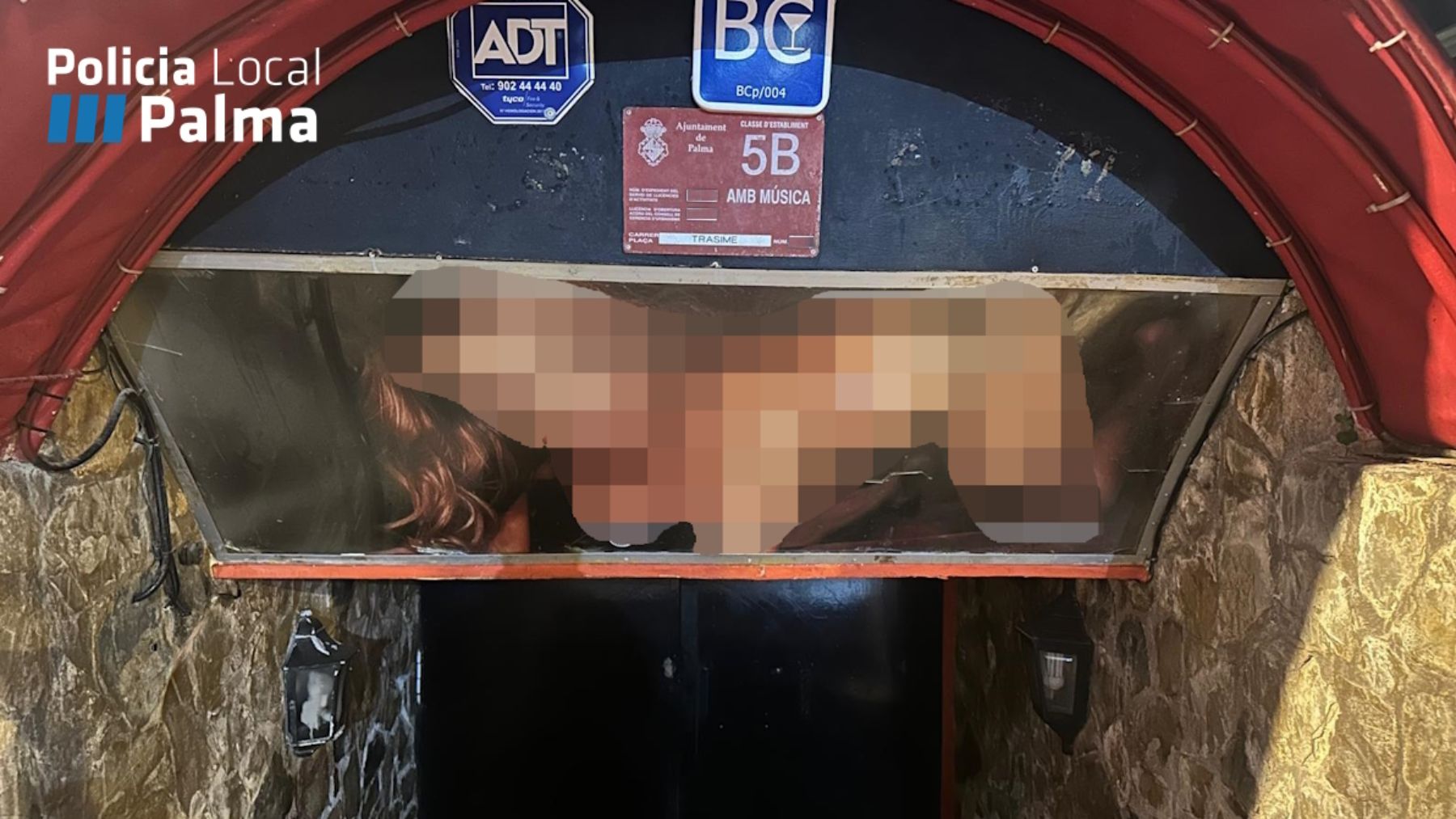 Uno de los cinco locales denunciados en Playa de Palma.