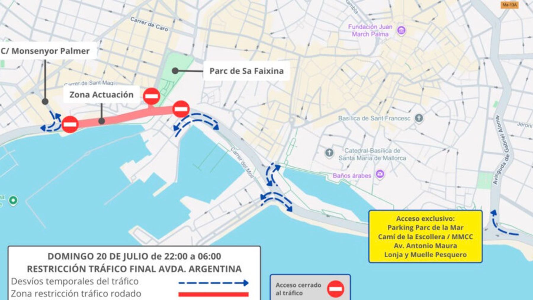 Mapa de obras.