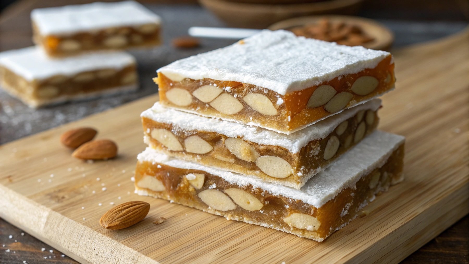 Recreación de un turrón.