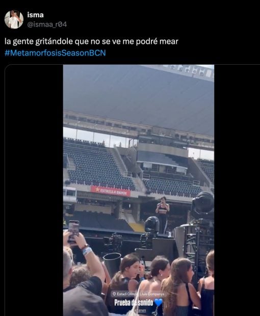Comentario de un usuario en X.