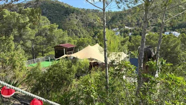 carpa yoga Ibiza multa