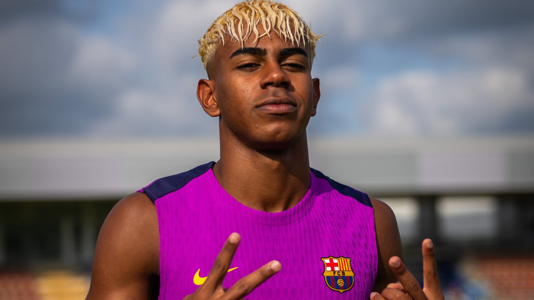 Lamine Yamal con el Barça. (FC Barcelona)
