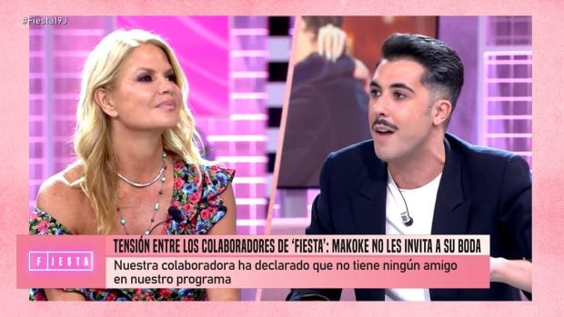 Makoke e Iván Reboso en Fiesta. (Mediaset)