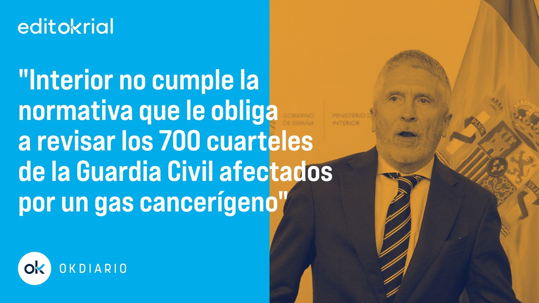 Marlaska pone en peligro la salud de miles de guardias civiles
