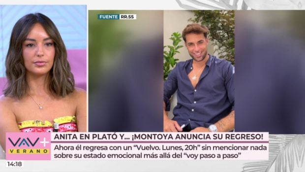 Anita Williams en 'Vamos a ver'. (Mediaset)