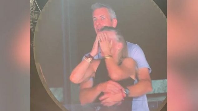 Kiss cam Coldplay