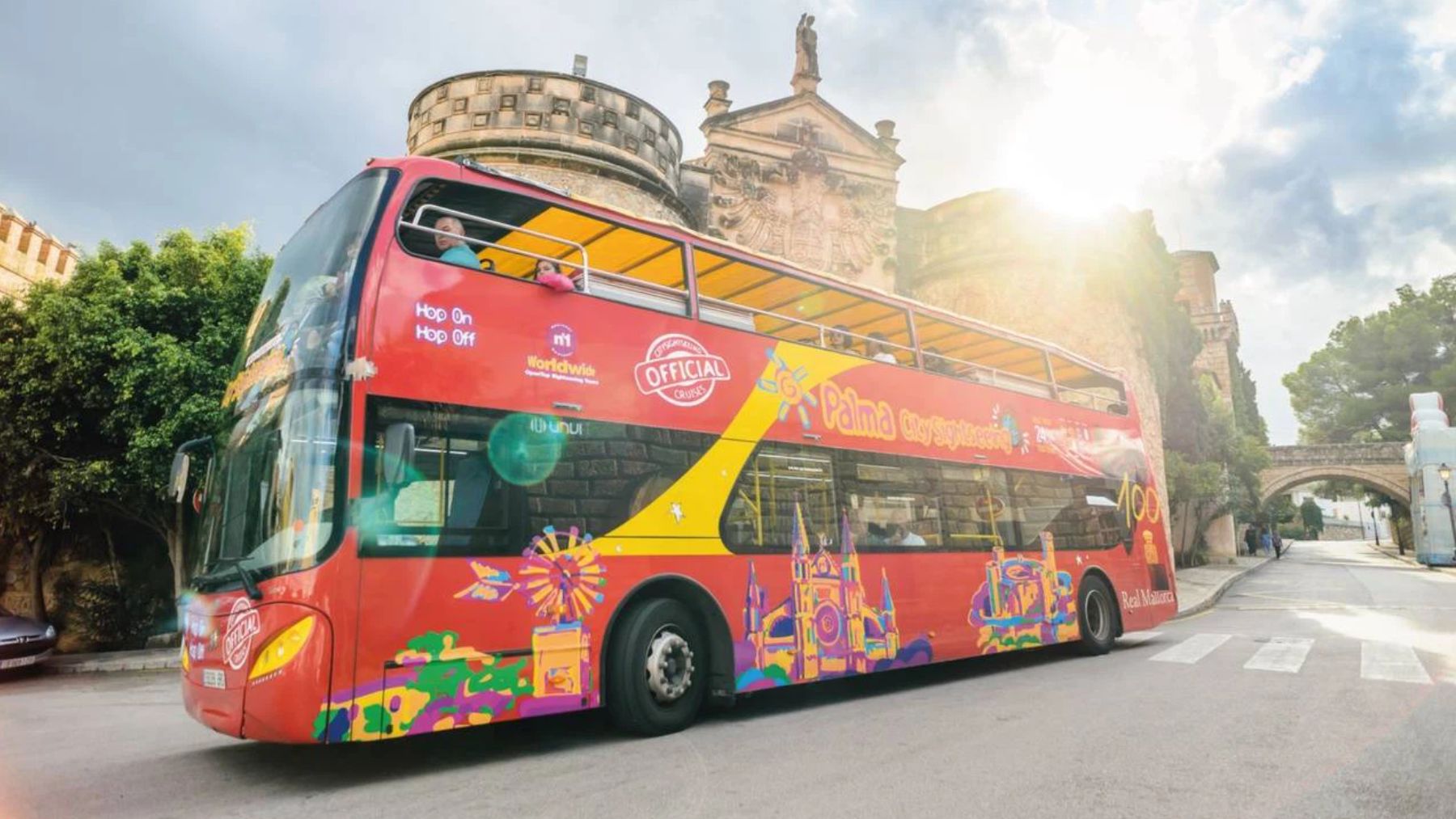 Bus turístico de Palma.