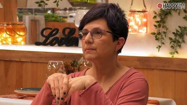 Conchi en First Dates. (Mediaset)