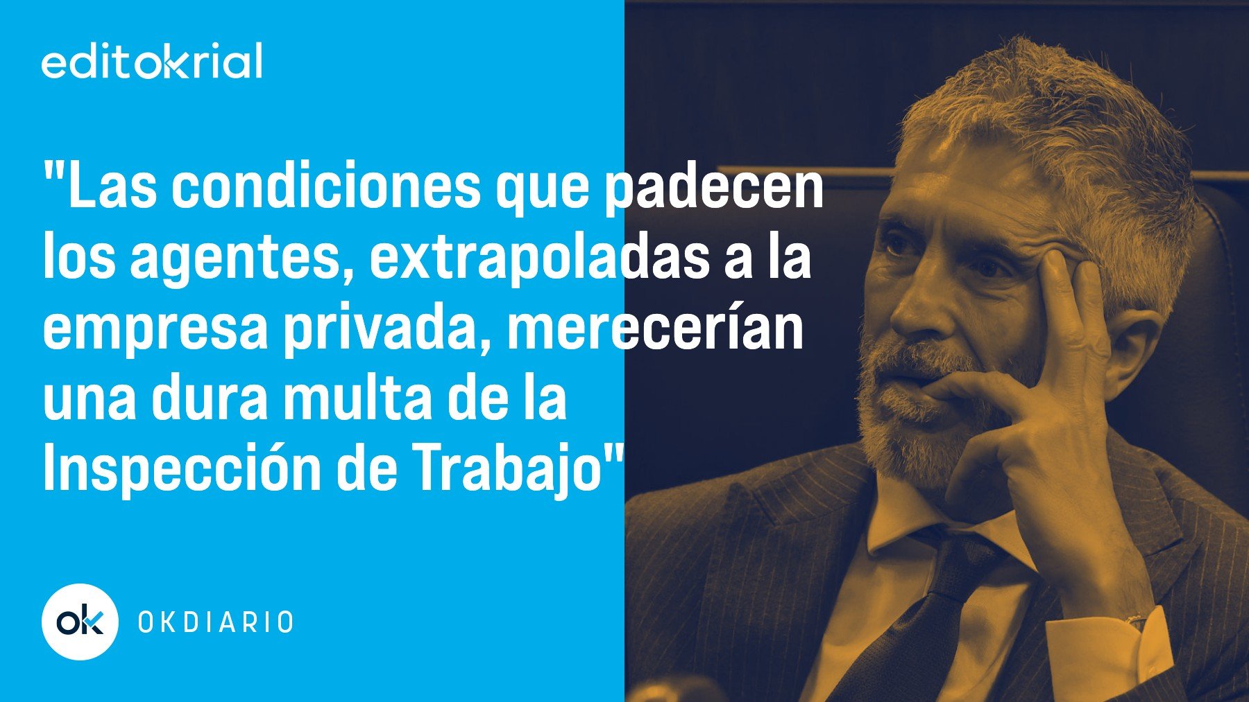 Marlaska obliga a los policías a pagar por trabajar