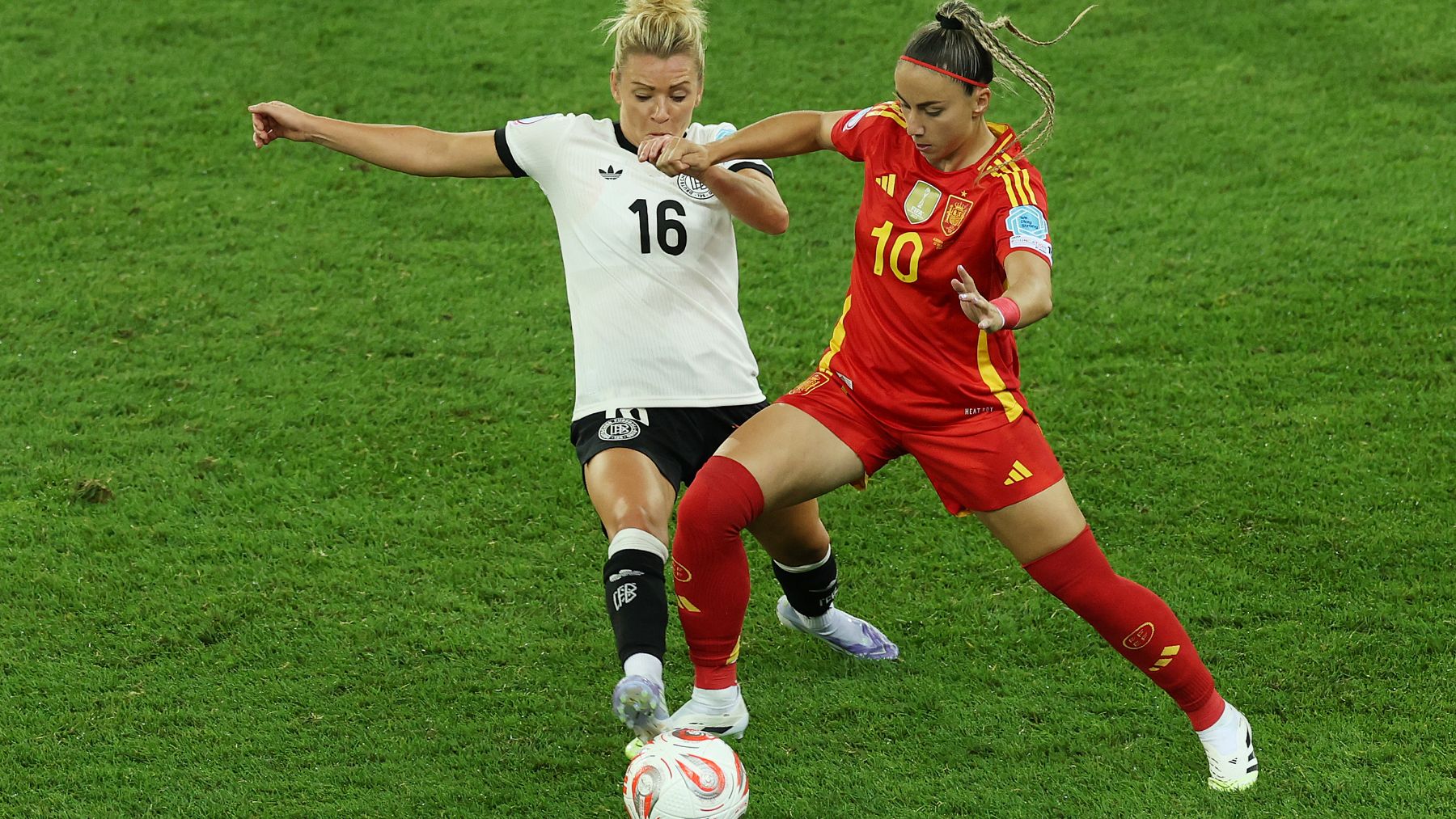 Resultado España – Alemania, en directo: cómo va el partido y dónde ver gratis la semifinal de la Eurocopa Femenina 2025 hoy. (Getty)