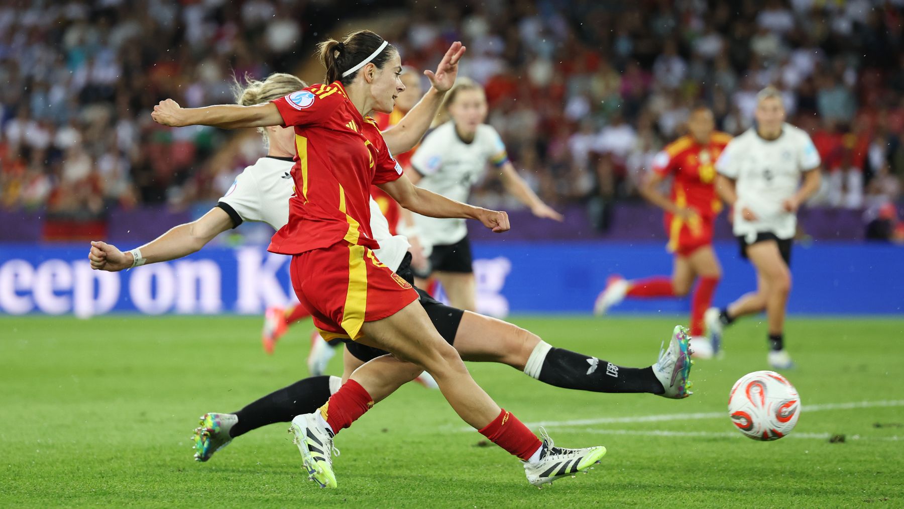 Así fue el gol de Aitana contra Alemania. (Getty)