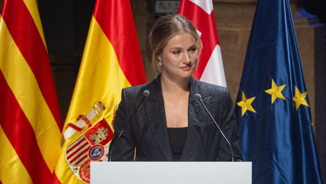La princesa Leonor en los Premios Princesa de Gerona. (Foto: EP)