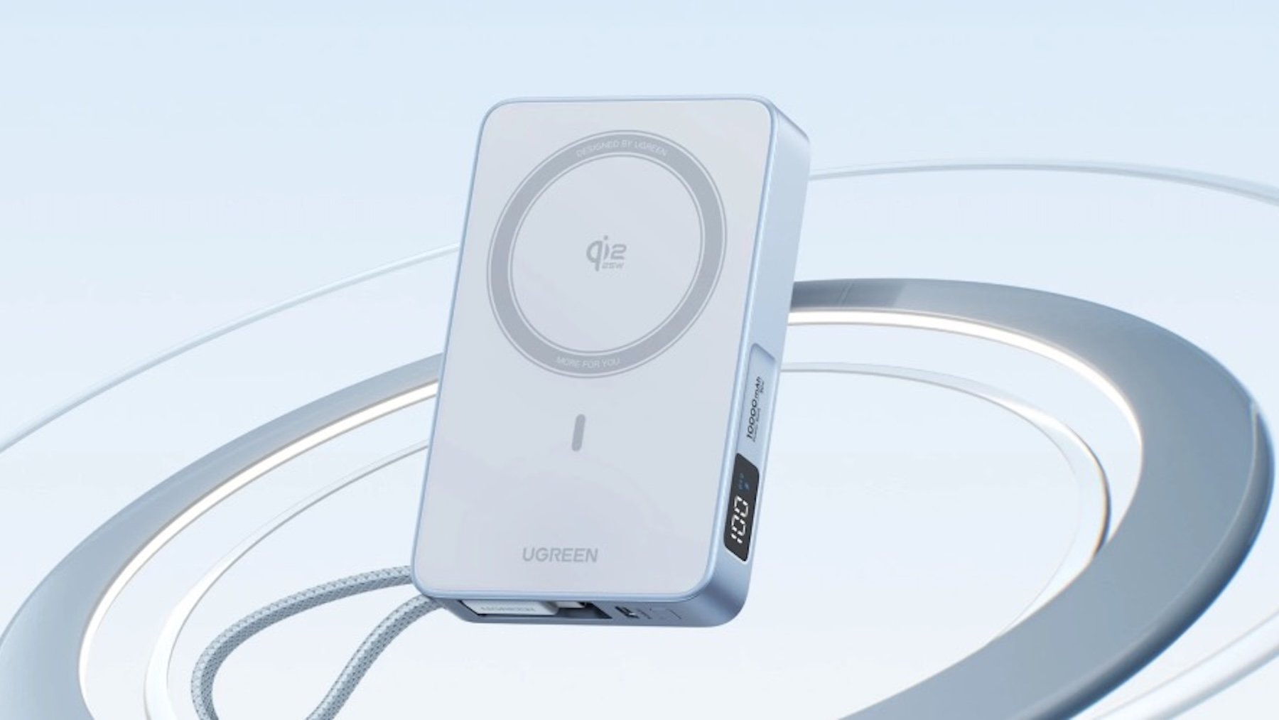 UGREEN MagFlow, la primera batería con Qi 2.2 del mundo, aterriza con carga inalámbrica de 25 W