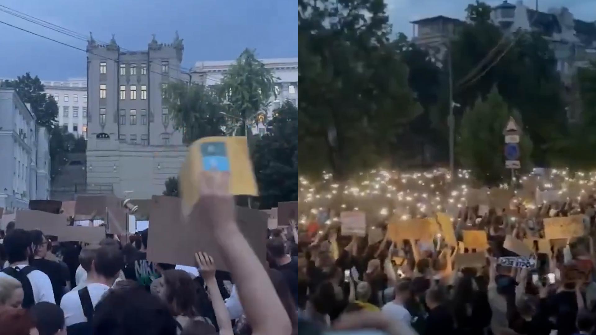 Manifestación en Kiev.