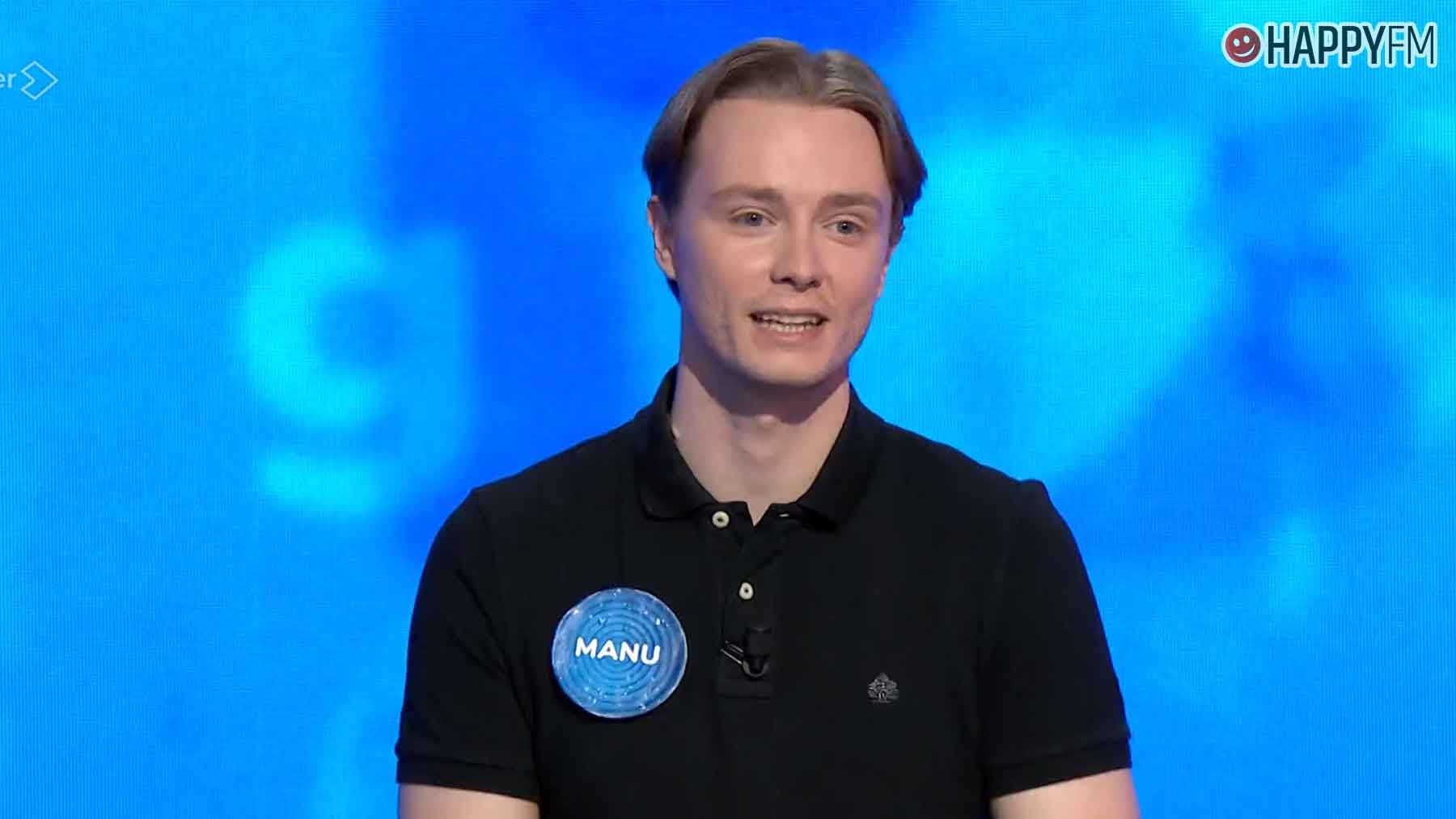 Manu, concursante de Pasapalabra (Atresmedia).