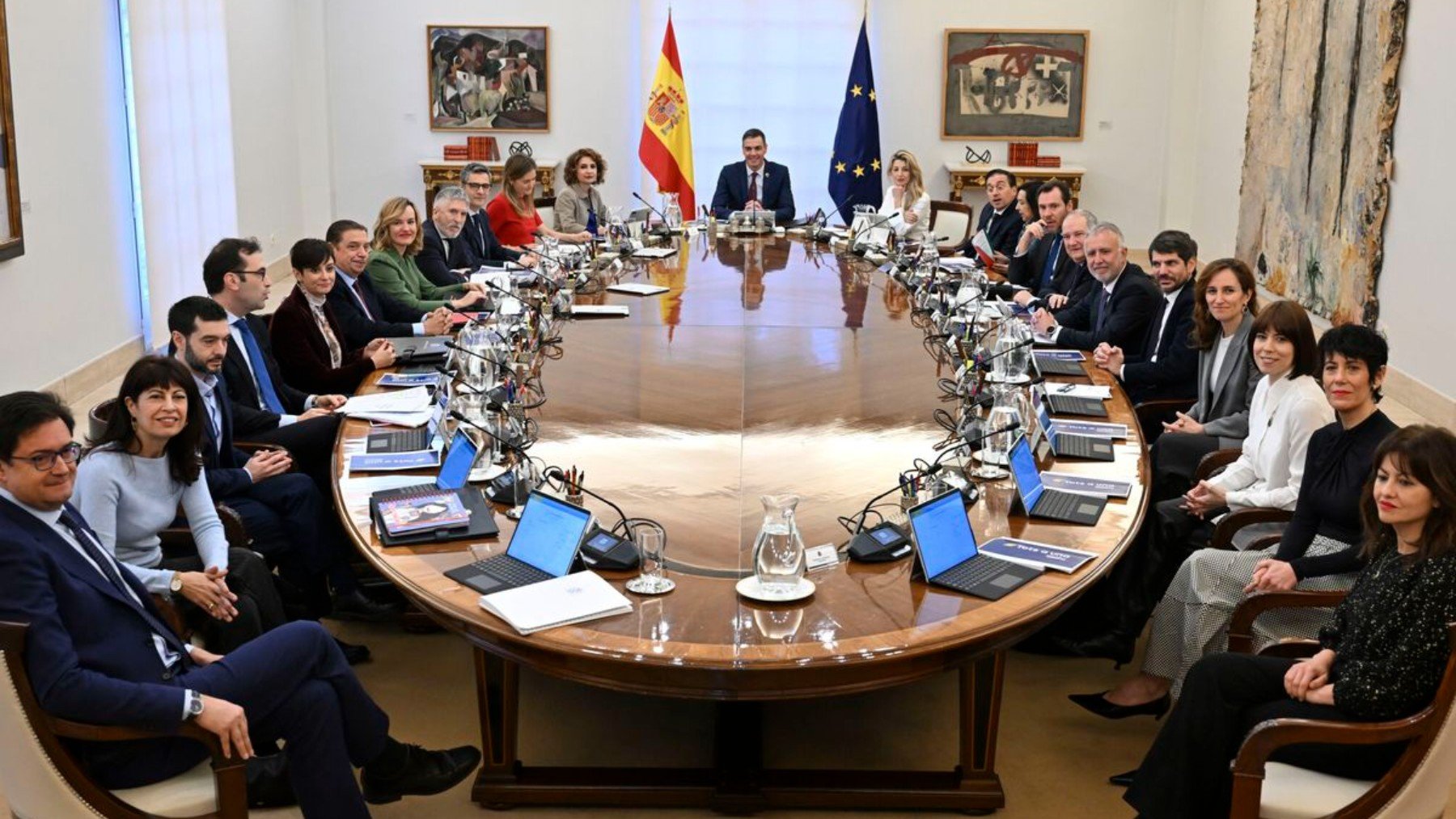 Consejo de ministros del Gobierno español.