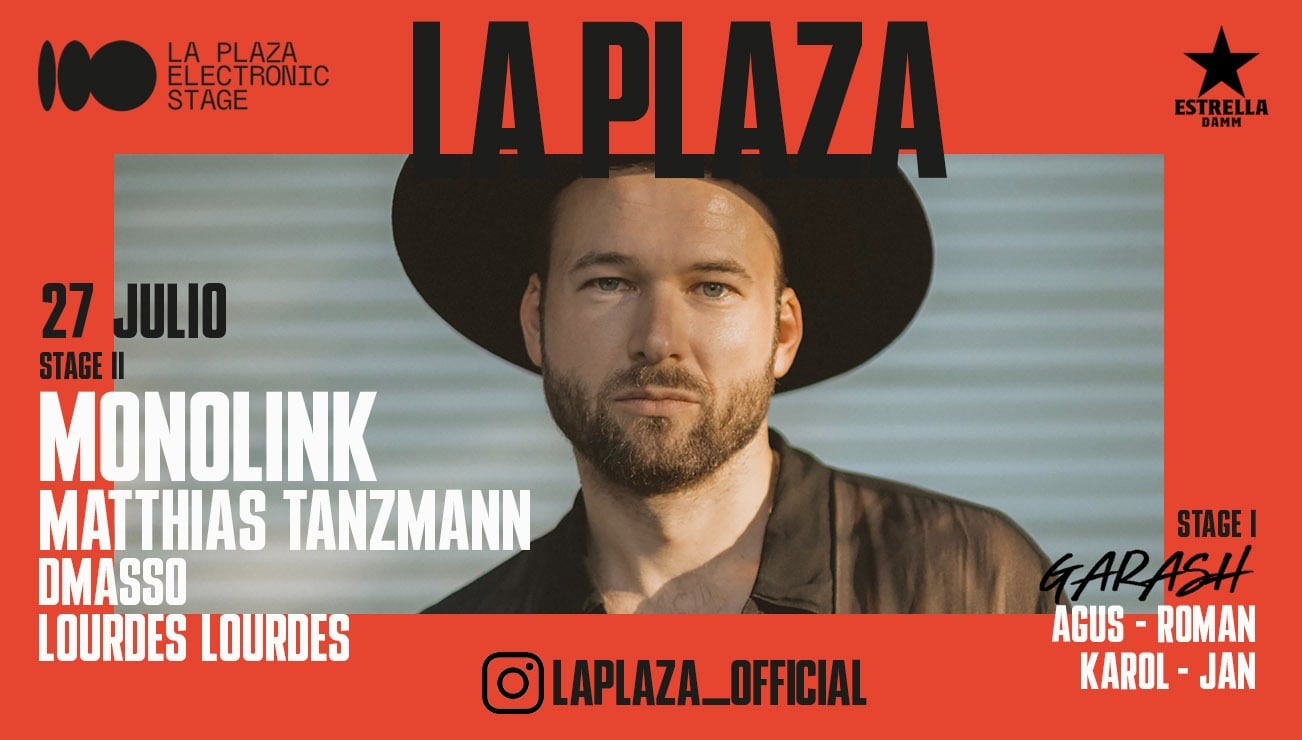 La Plaza vuelve con un atardecer electrónico de la mano de Monolink (live).