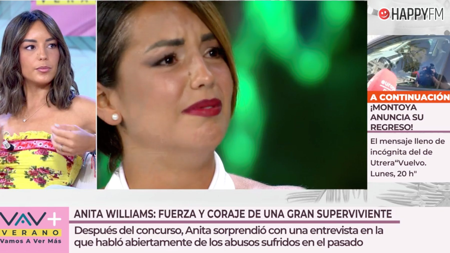 Anita Williams en ‘Vamos a ver’. (Mediaset)
