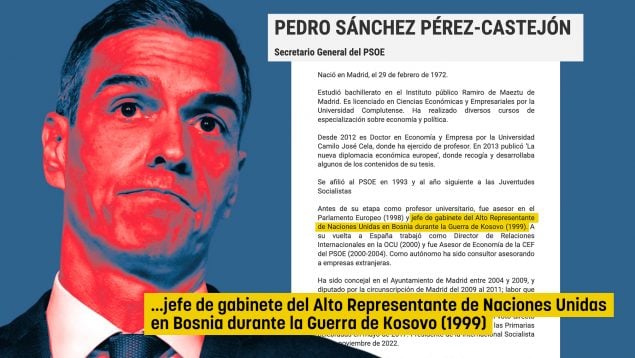 Pedro Sánchez currículum