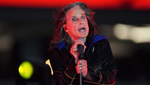 Ozzy Osbourne en su presentación en directo. (Foto: Gtres)
