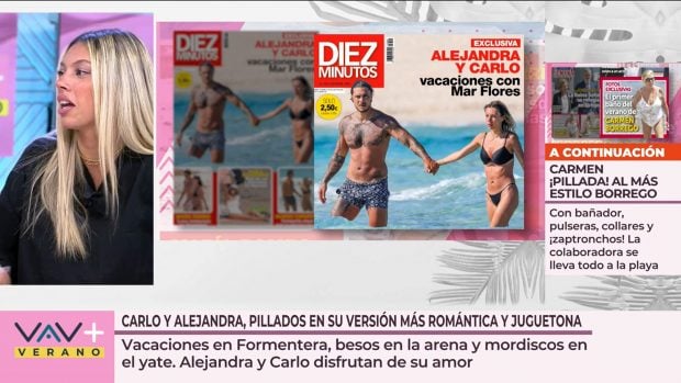Alejandra Rubio, colaboradora de Vamos a ver. (Mediaset)