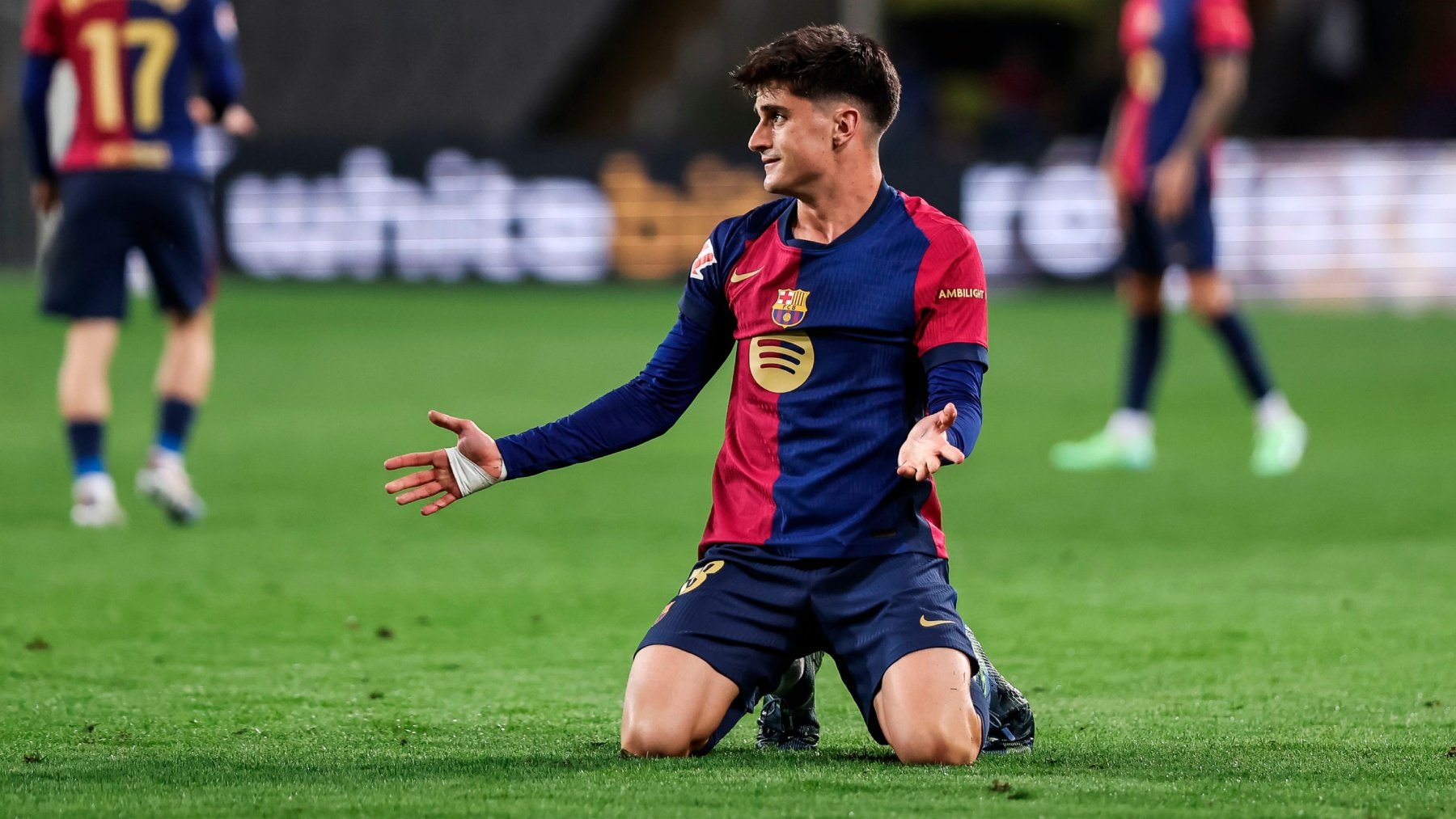 Pau Víctor, con los colores del Barça. (EP)