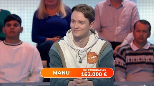 Manu Pascual, concursante de 'Pasapalabra'. (Atresmedia)
