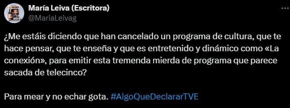 Opiniones de los espectadores sobre el estreno de '¿Algo que declarar?' (X).