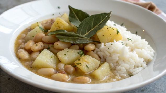 Recao de Binéfar, Huesca, comida