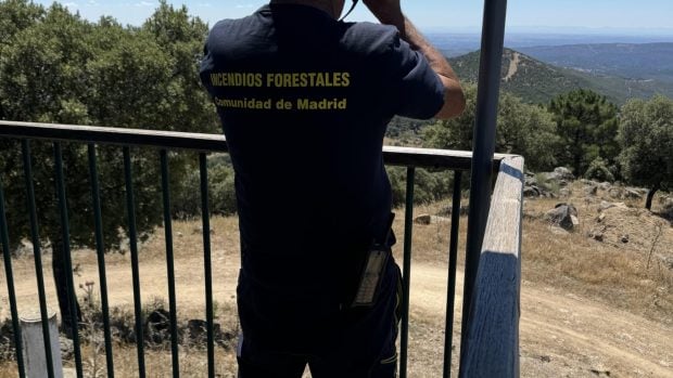 Vigilante incendios en Madrid
