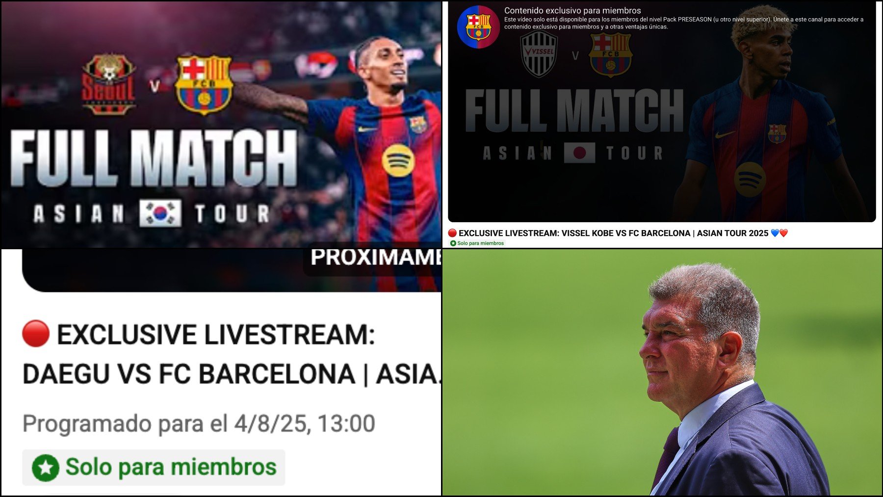 Los partidos del Barcelona en Asia son de pago. (Getty / FC Barcelona)