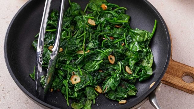 Recetas de espinacas