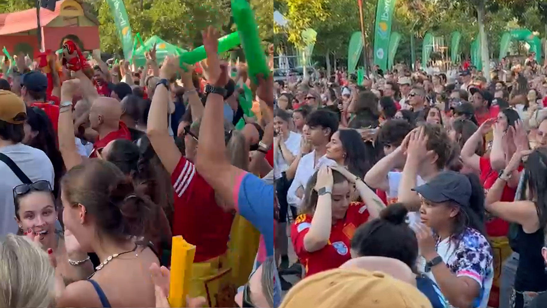 Así vivió Madrid la derrota de la selección femenina.