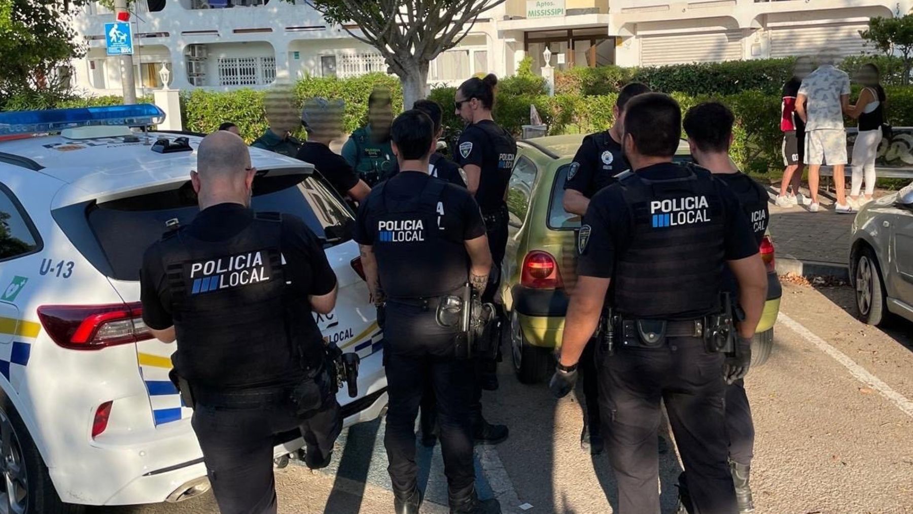 La intervención ha sido conjunta entre Policía Local de Alcudia y Guardia Civil.