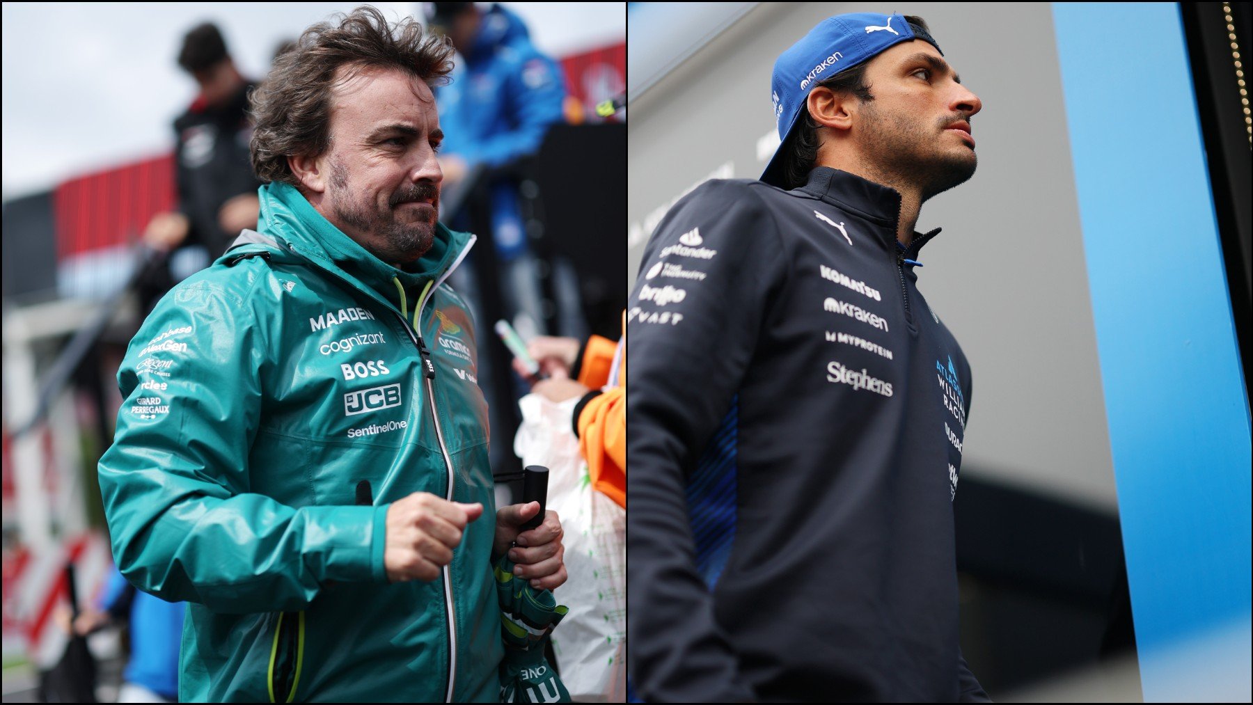 Alonso y Sainz. (Getty)
