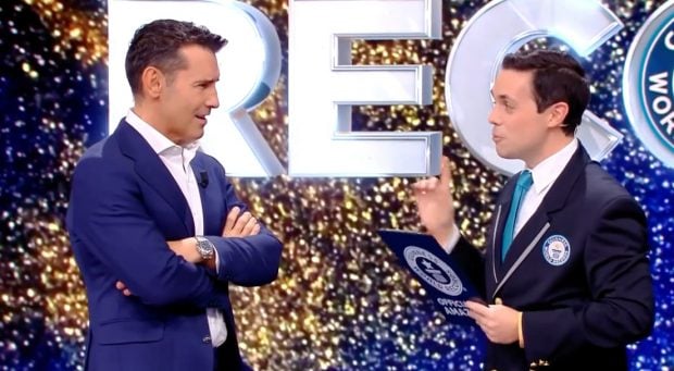 Jesús Vázquez en 'La noche de los récords'. (Mediaset)