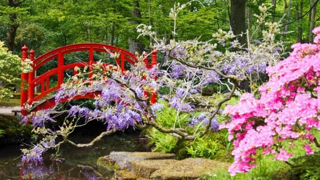 Parque inspirado en Japón en Madrid