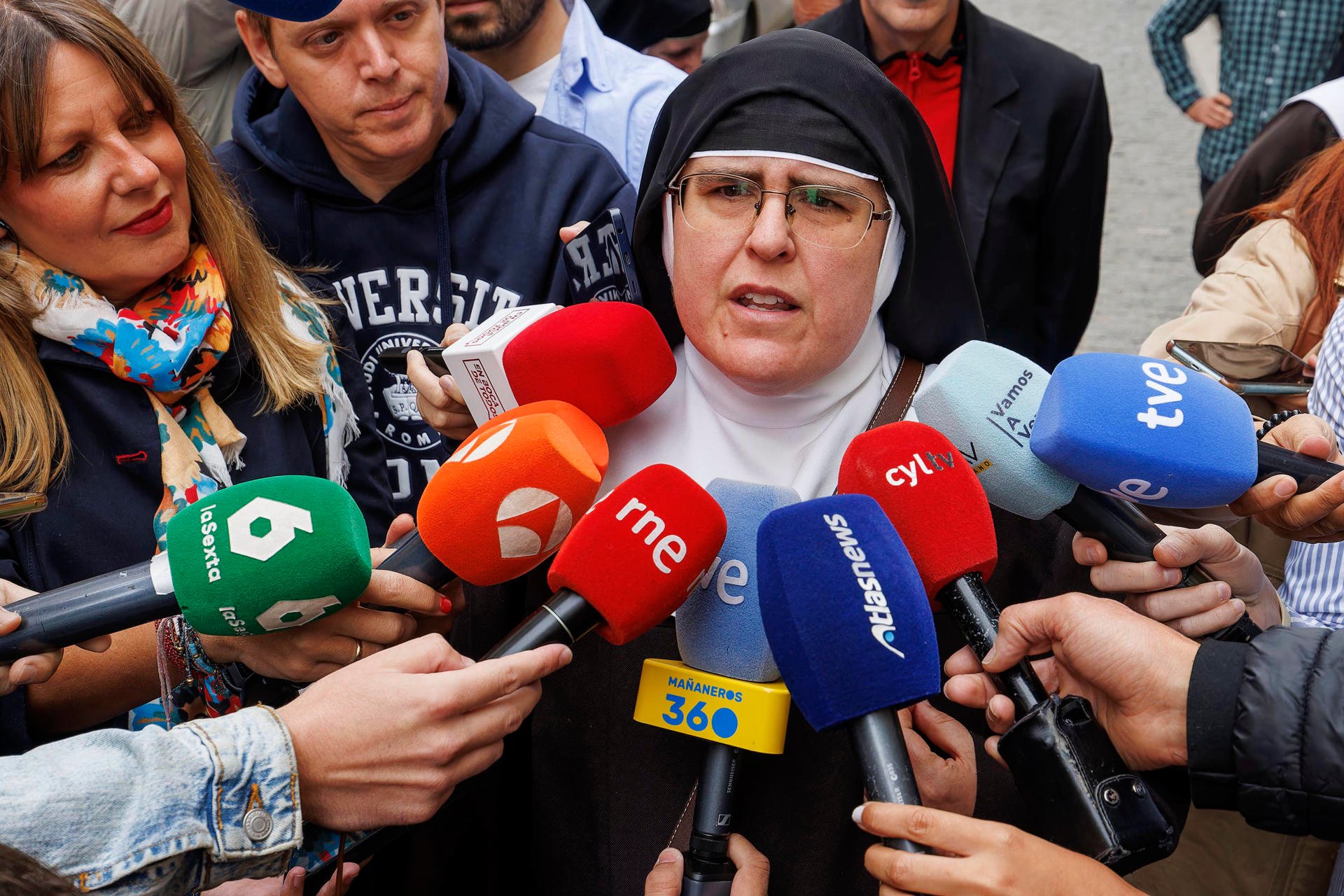Las monjas de Belorado asisten a la vista oral por la demanda de desahucio