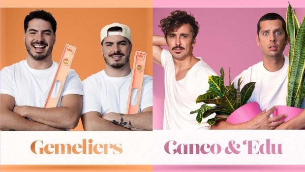 Gemeliers, Canco Rodríguez y Edu Casanova serán concursantes de DecoMasters (RTVE).