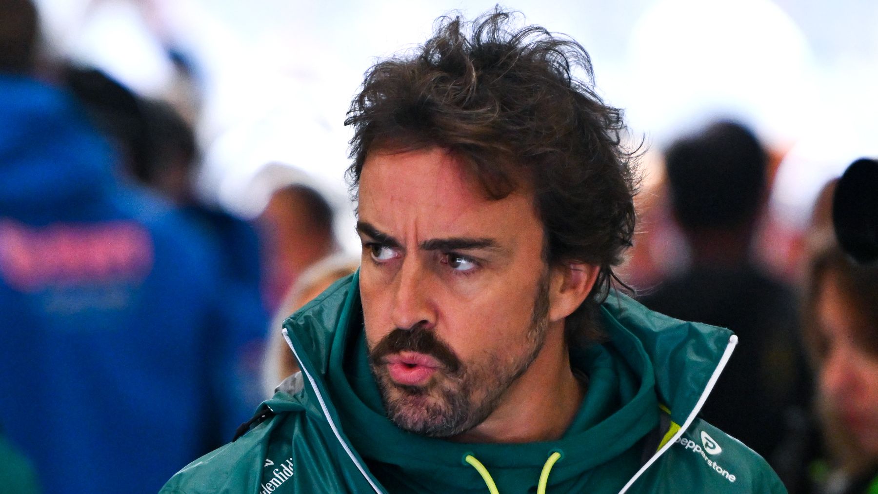 Fernando Alonso en Bélgica. (Getty)