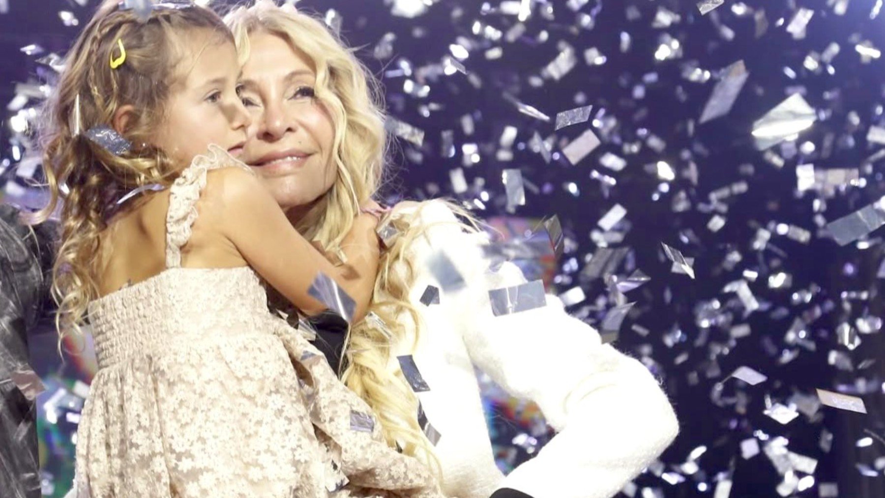 Mila Yankelevich con su abuela Cris Morena. (Foto: internet)