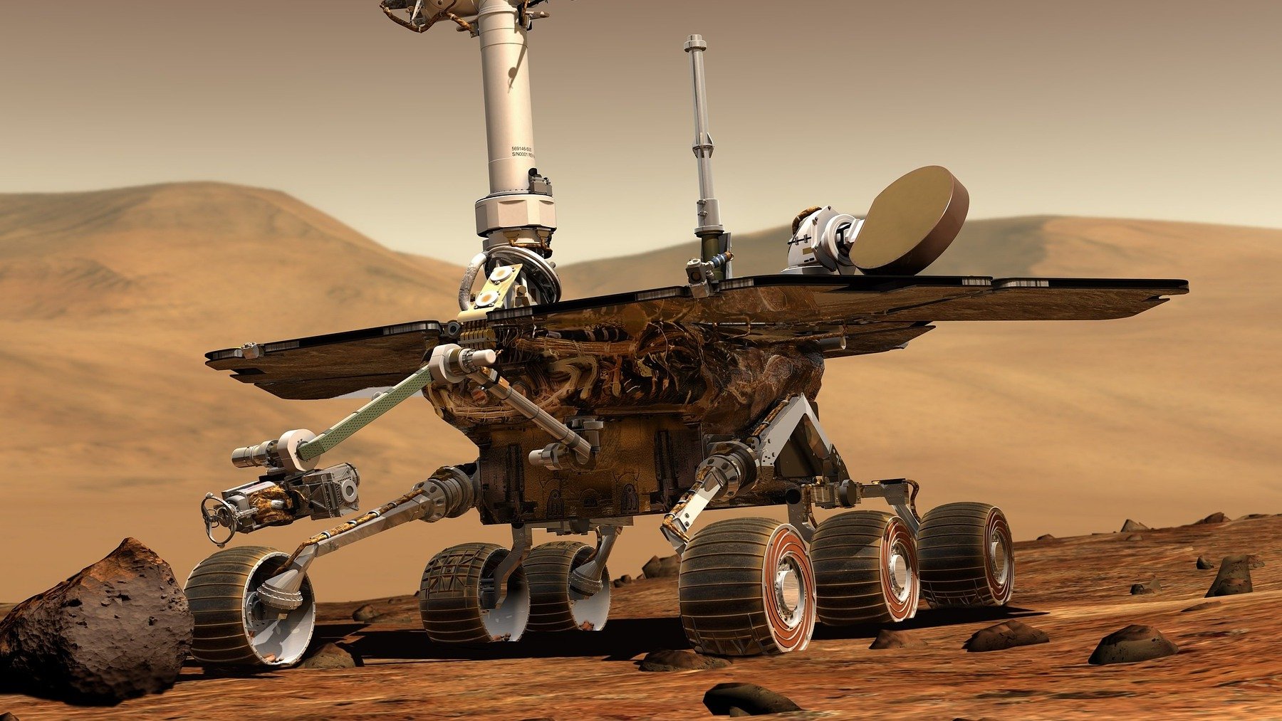 Robot en Marte.