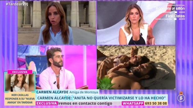 Carmen Alcayde en 'TardeAR'. (Mediaset)