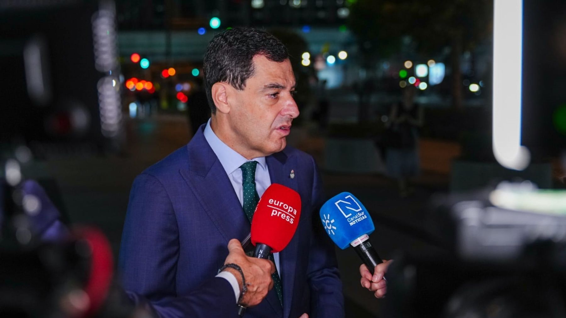 Juanma Moreno en Tokio este miércoles. (Ep)