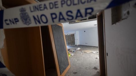 Interior de un hotel okupado en Barcelona. (Foto: EP)