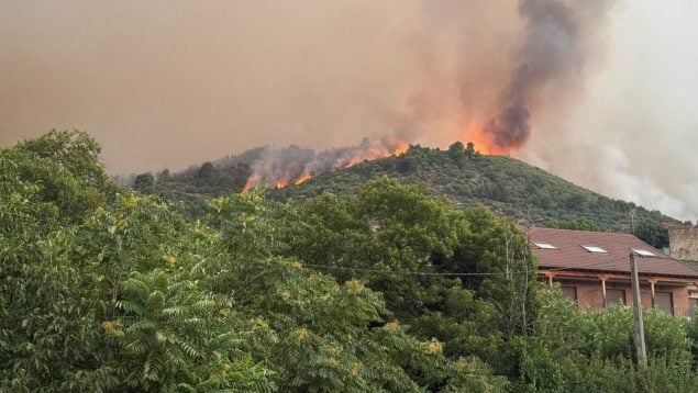 El Arenal, Cuevas del Valle, incendio, Ávila, Castilla y León