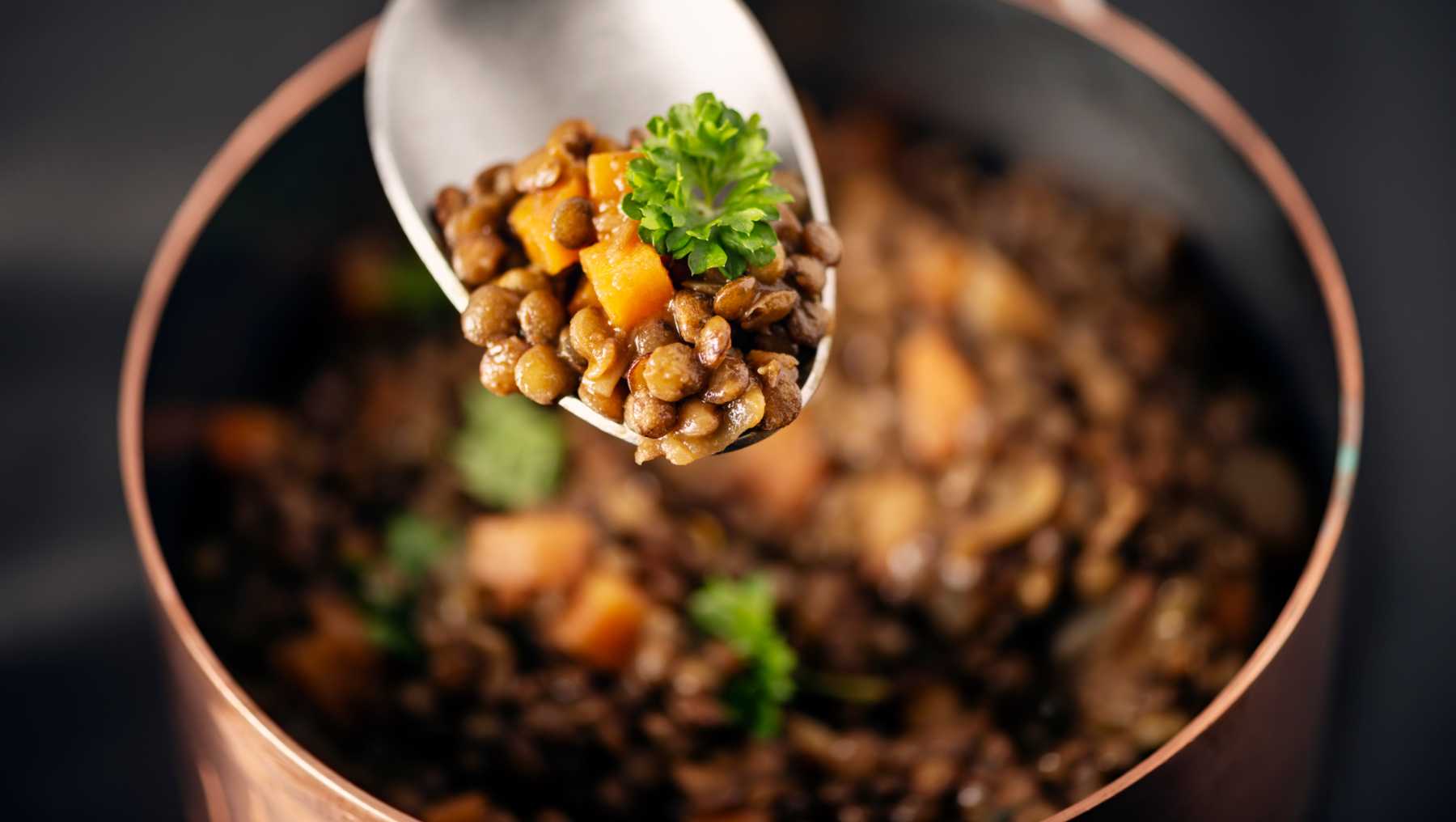 Recetas con lentejas cocidas.