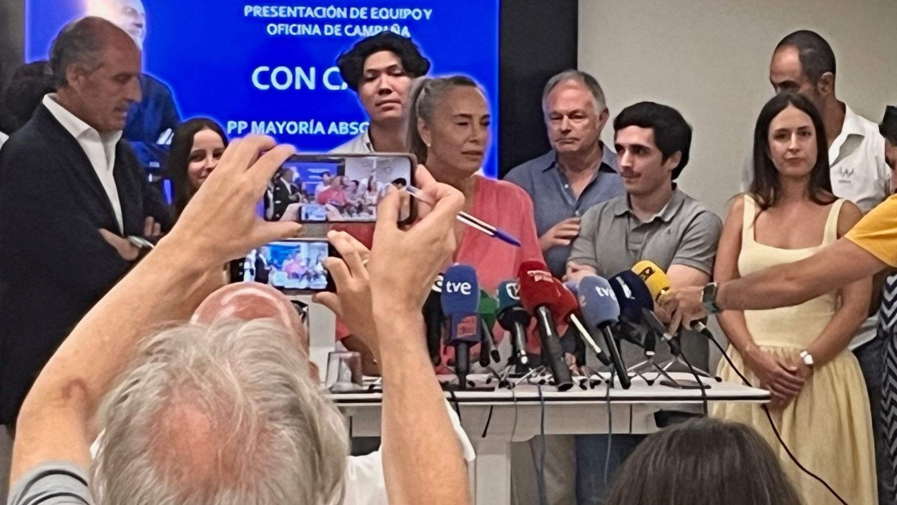 Sonia Castedo, en su intervención en el acto de este miércoles, en Alicante.
